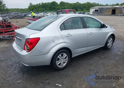 2013 Chevrolet Sonic Lt Auto from USA, damaged, VIN 1G1JC5SH8D4255160